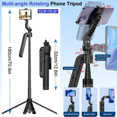 360° Smart Auto Face Tracking Gimbal Stabilizer Selfie Stick Tripod with Gesture Control for Camera Mobile Smartphone